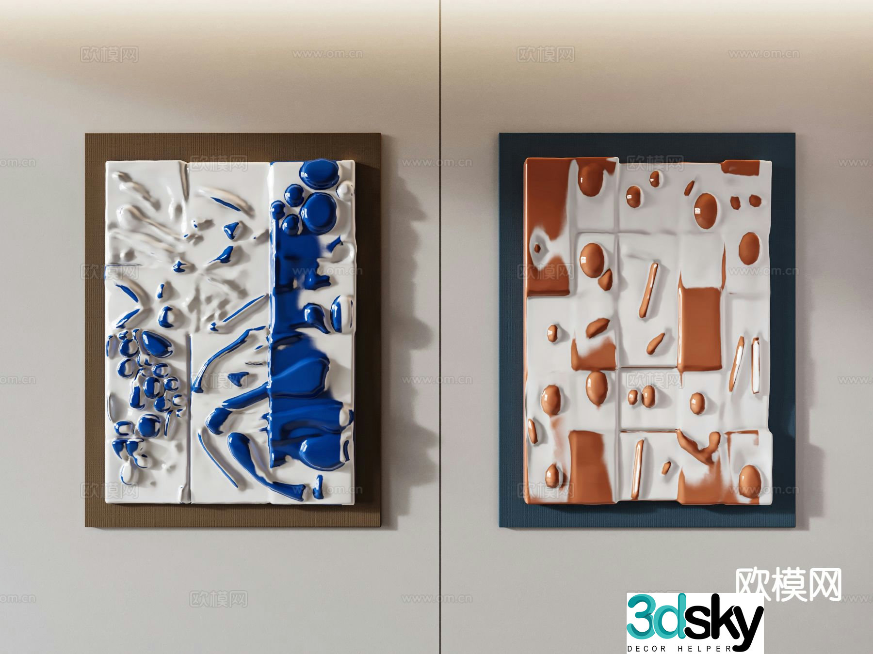 Three-dimensional wall decoration hanging decoration 3d model
