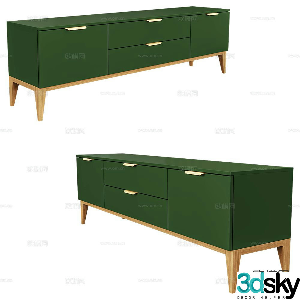 Mister TV cabinet 3d model