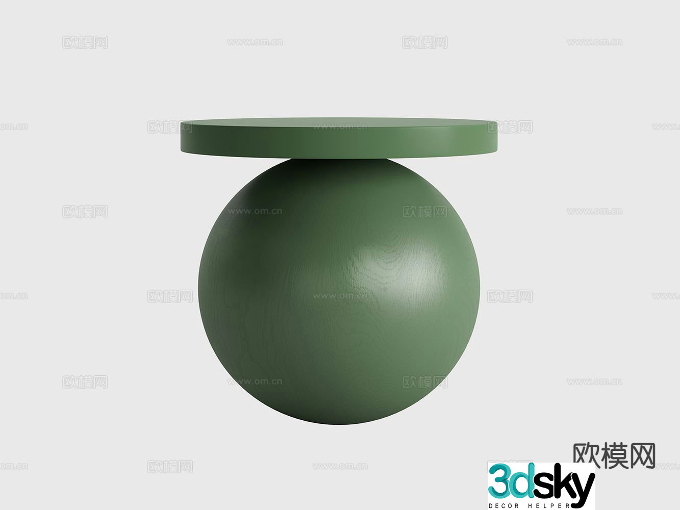 Side table corner table round table table table 3D model