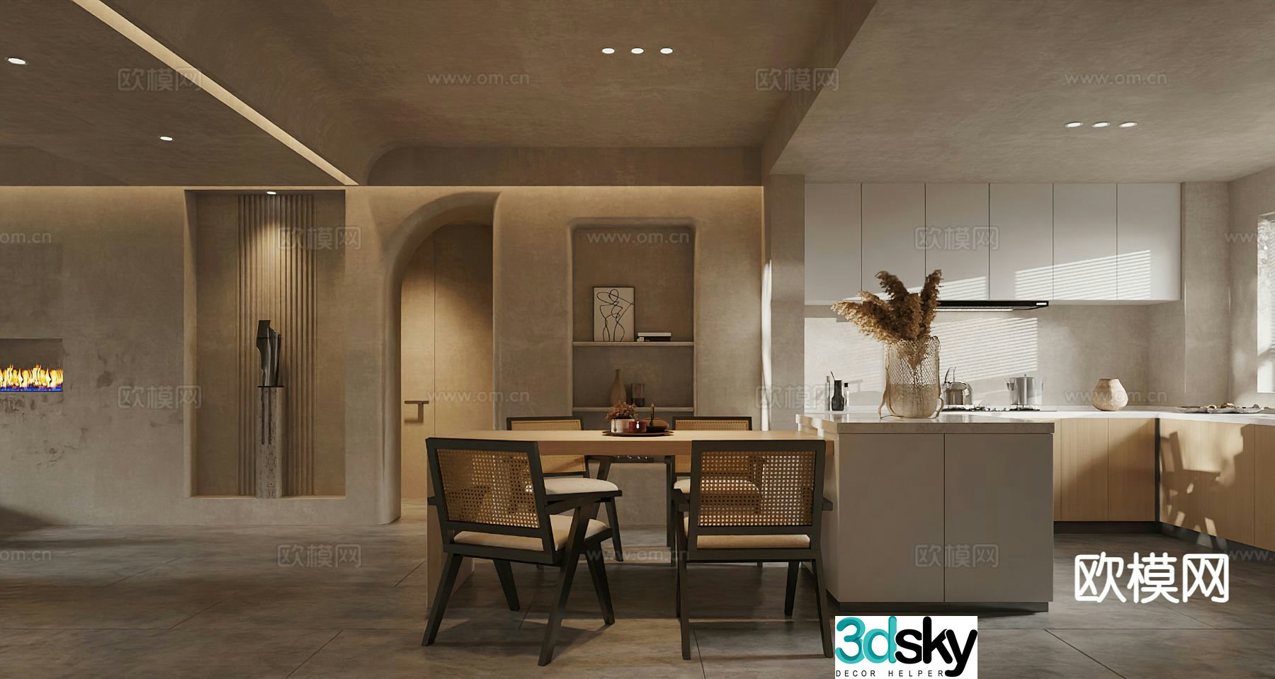 Wabi Sabi Restaurant Nakajima Restaurant 3D model
