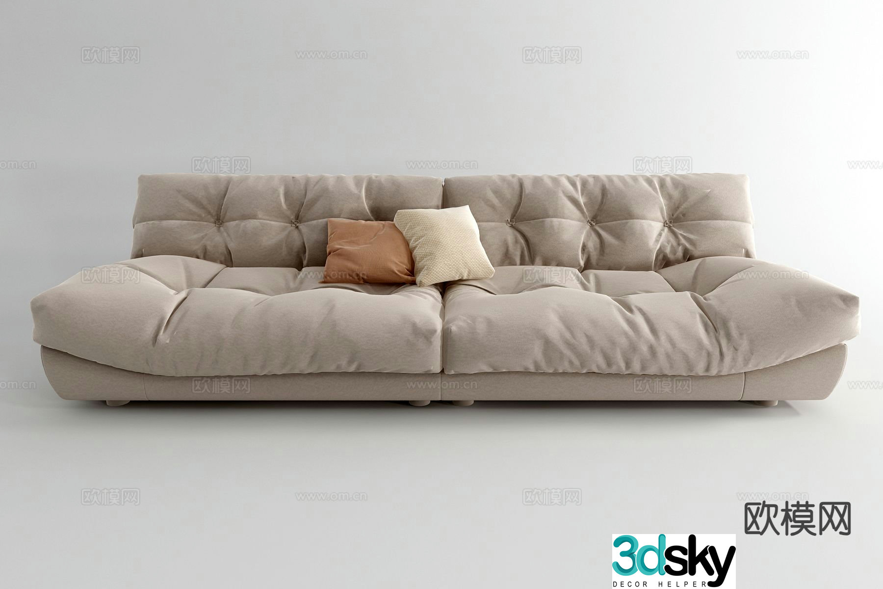 Modern love sofa 3d model