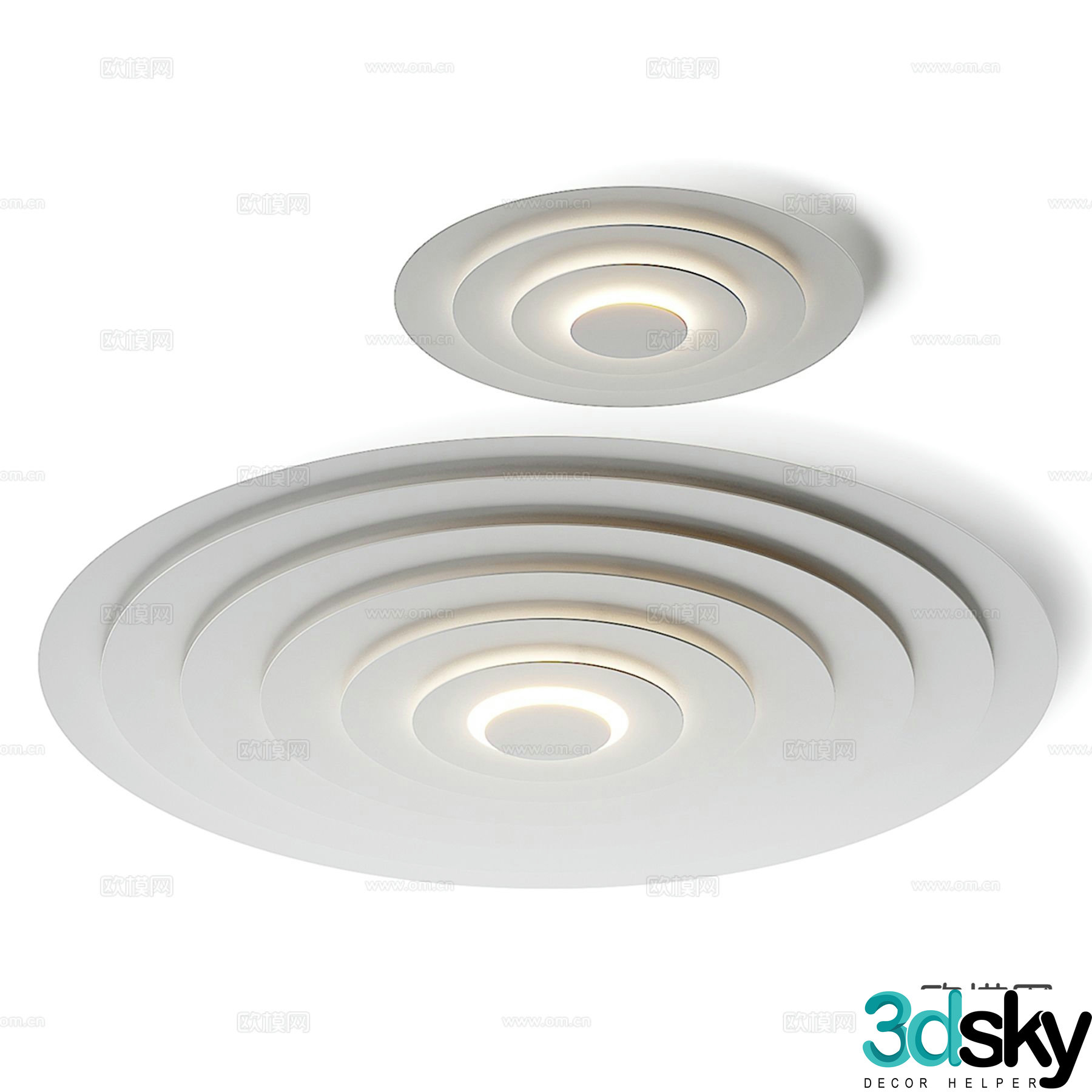 Modern ceiling lamp 3d model