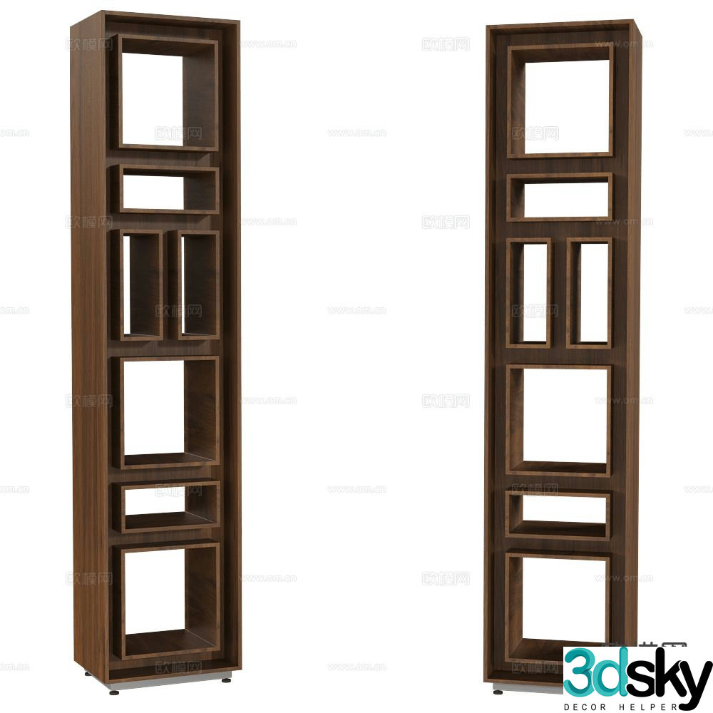 Porada bookcase 3d model