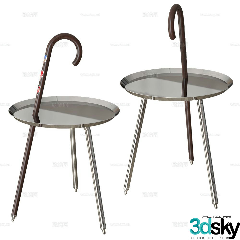 Moooi side table corner table 3d model