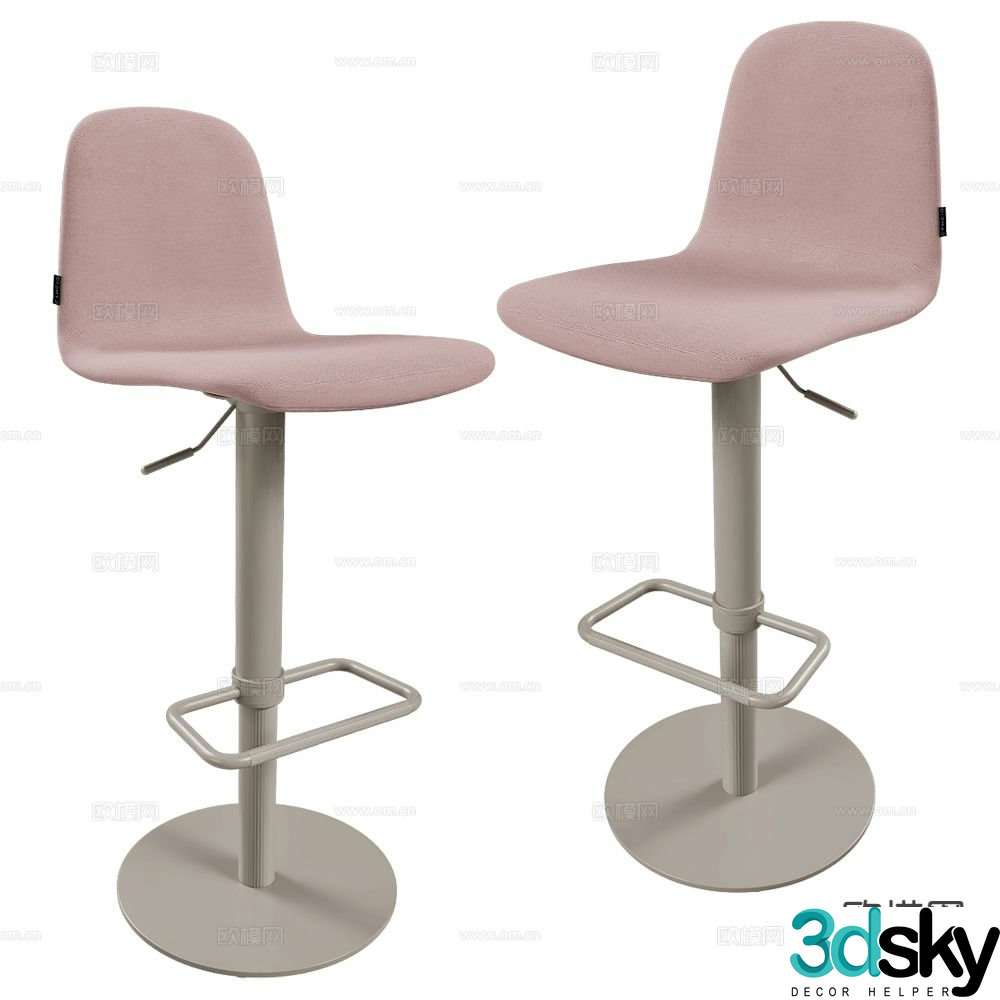CANCIO modern bar stool bar stool high stool 3d model