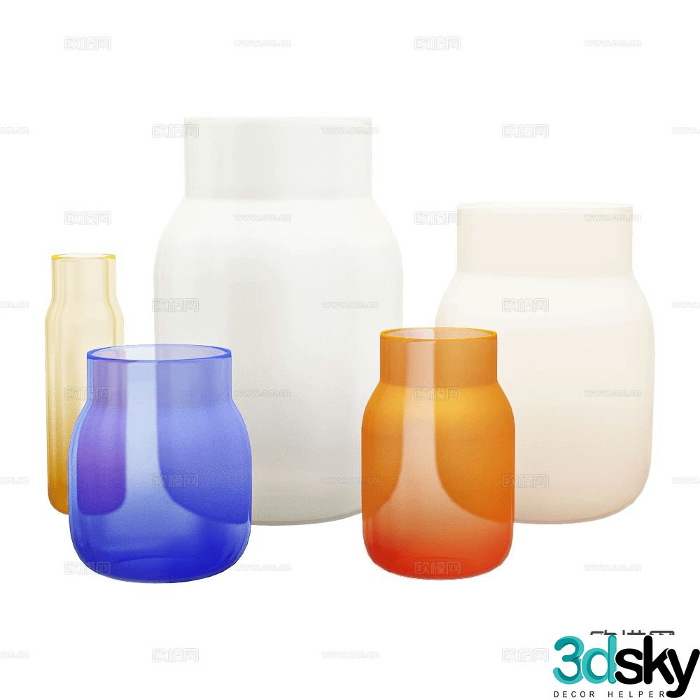 DECHEM vase utensils ornaments 3d model