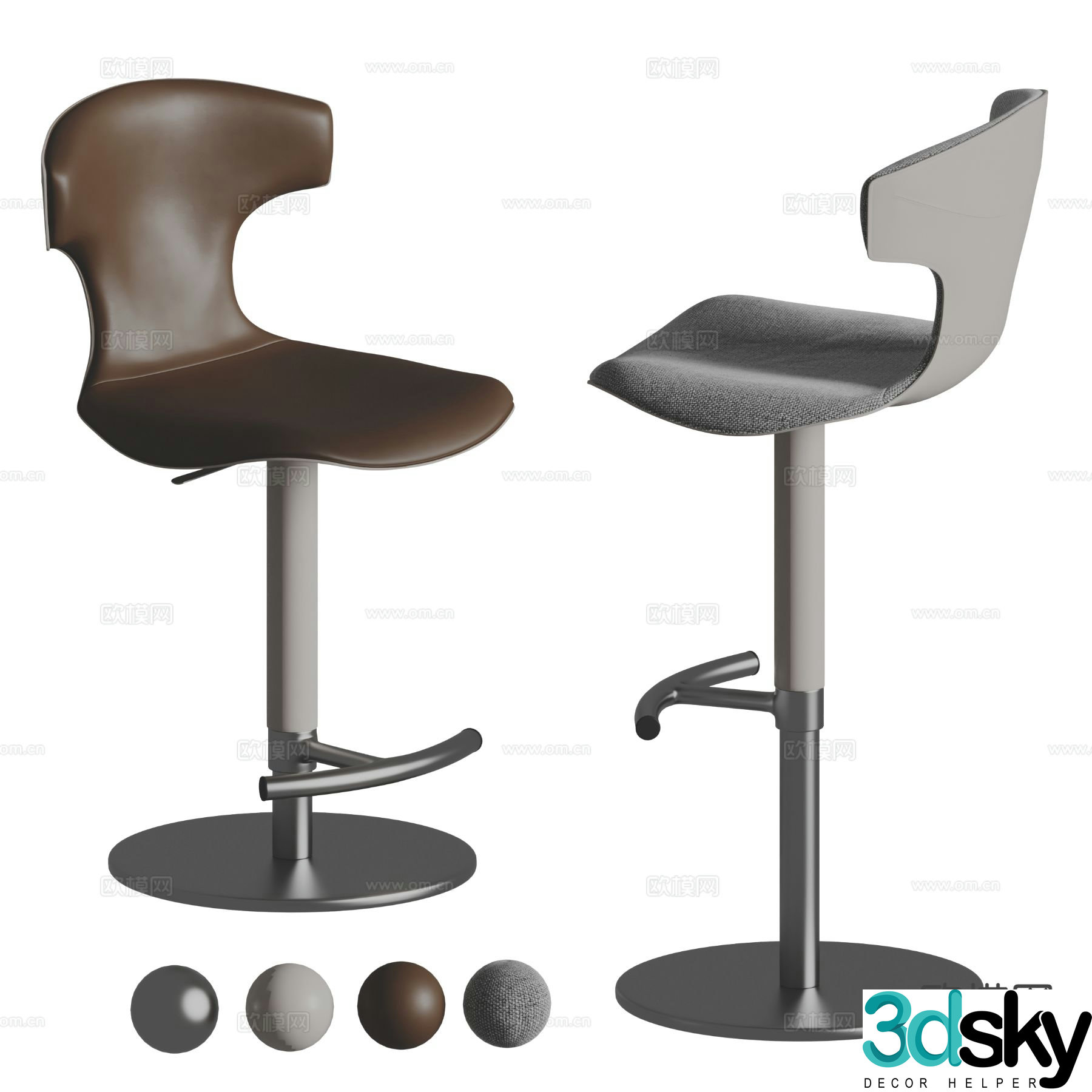 Sits bar stool bar stool 3d model