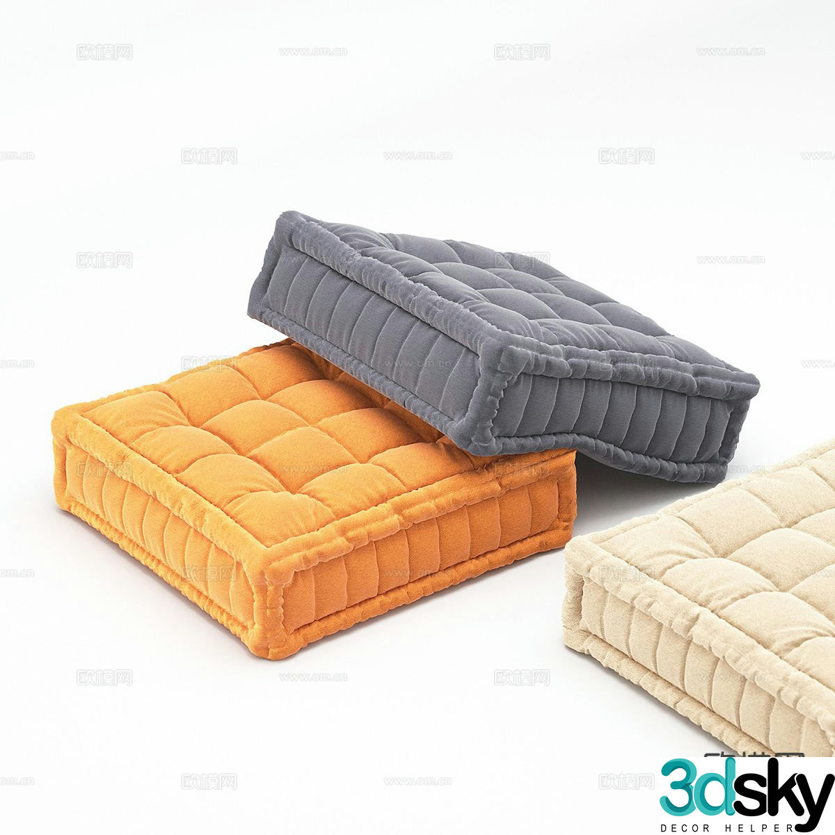 sofa cushion cushion 3d model