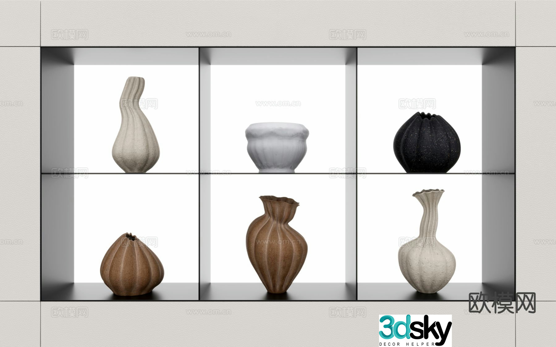 ceramic pottery pottery vessel 3d model