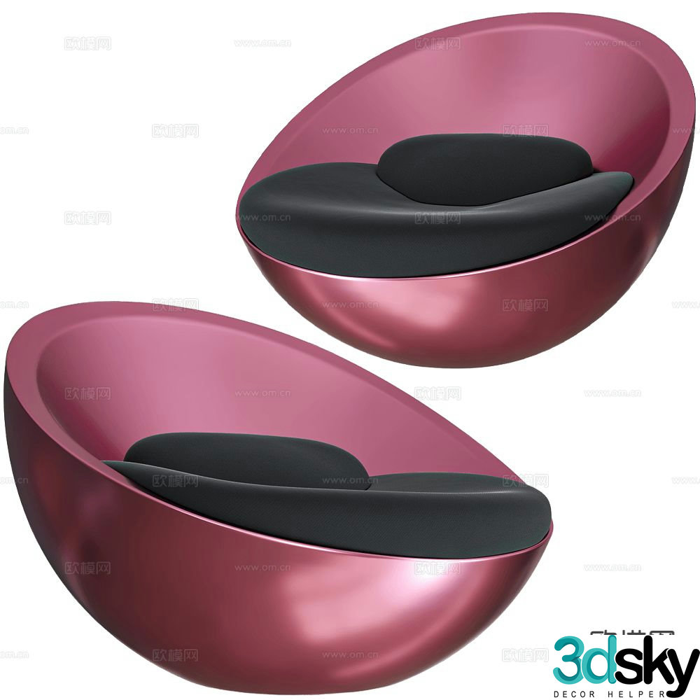 MAVIMATT single sofa leisure sofa 3d model