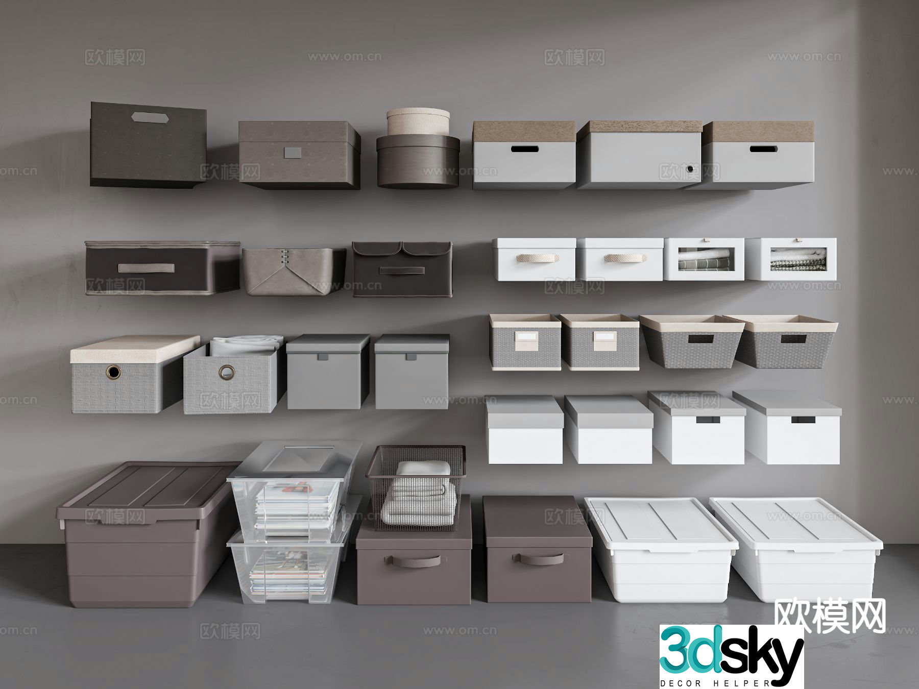 box box storage box storage box 3d model