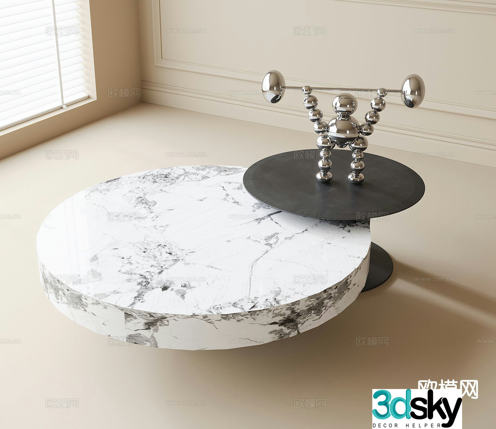 Modern coffee table 3d model