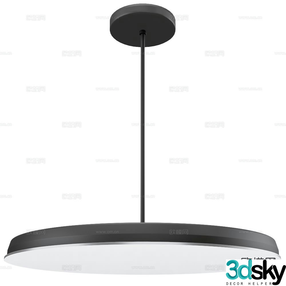 Zenit chandelier 3d model