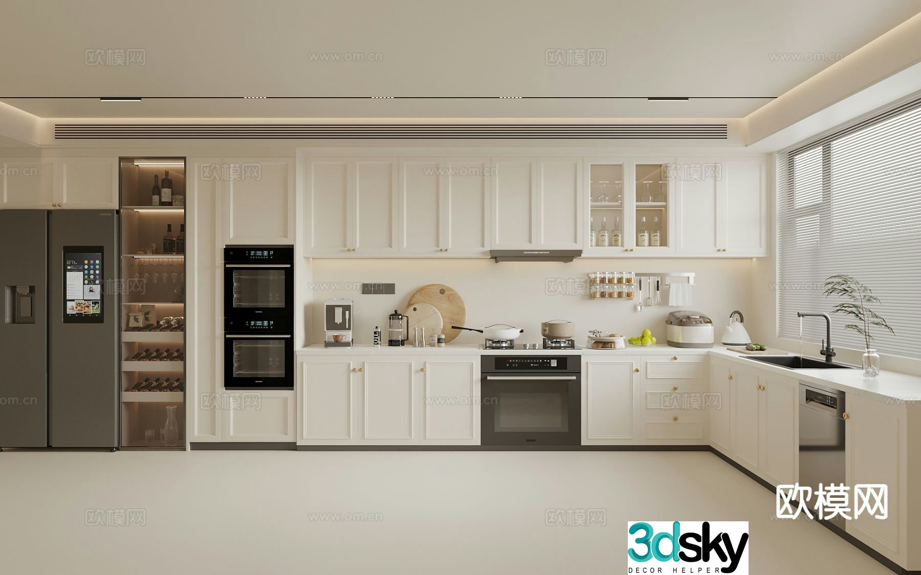 French kitchen 3d model