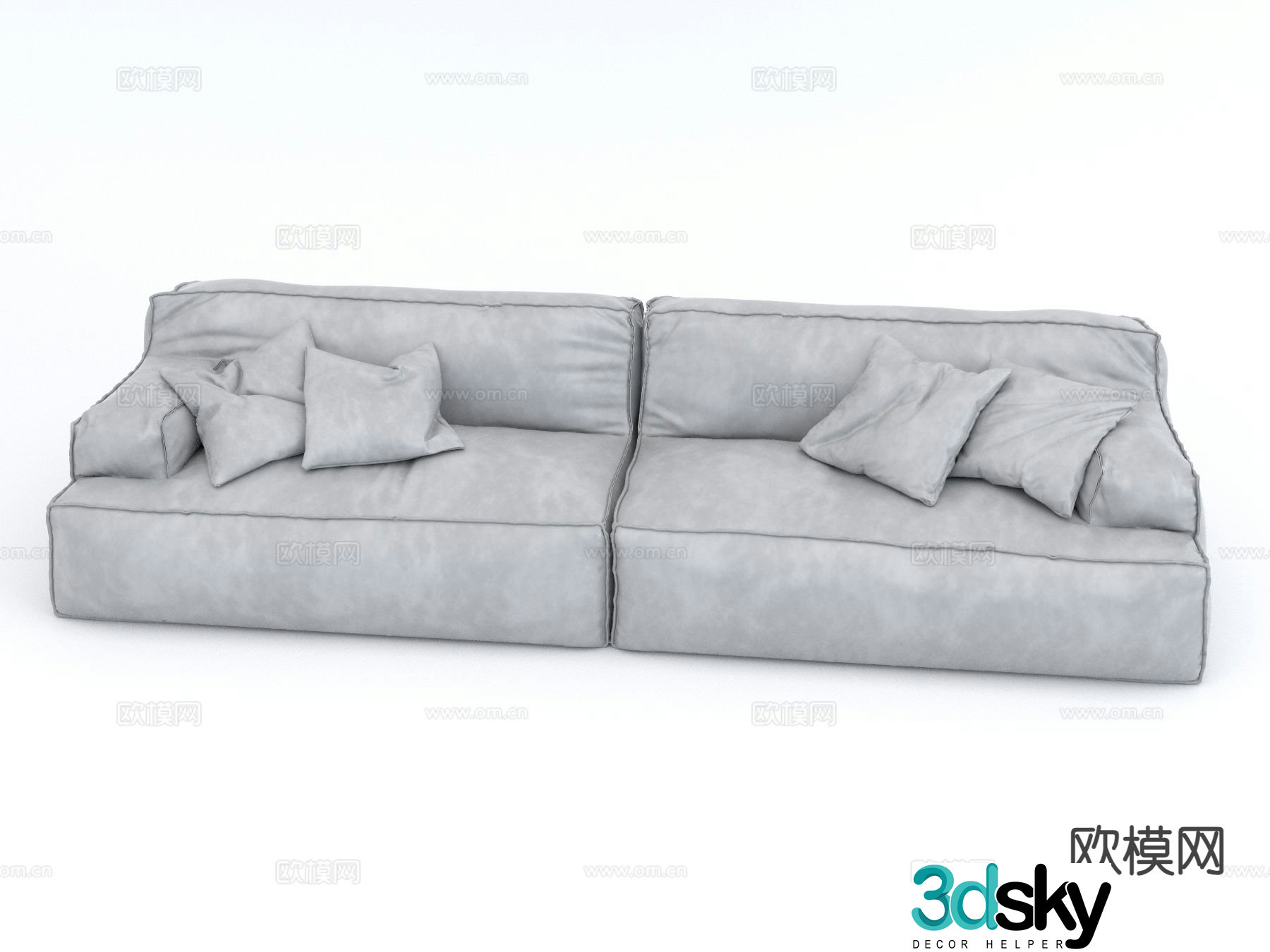 Modern love sofa 3d model