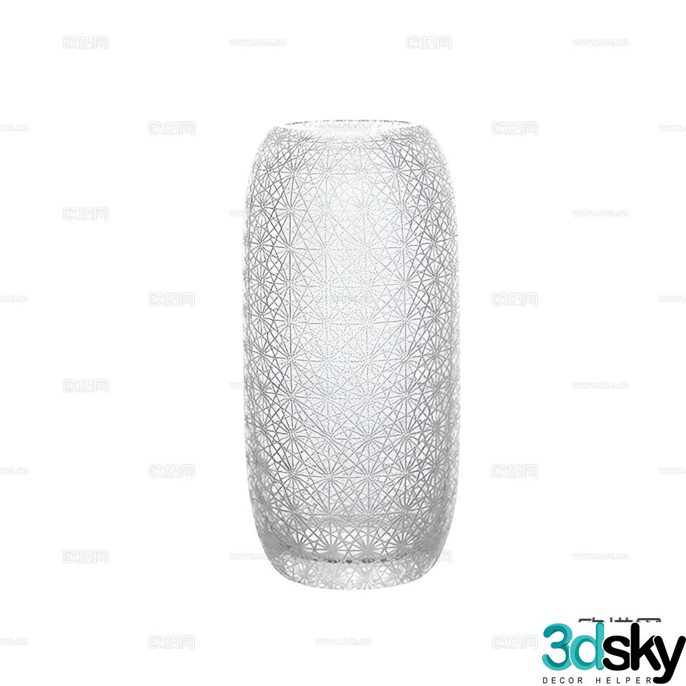 RÃ¼ckl vase vessel 3d model