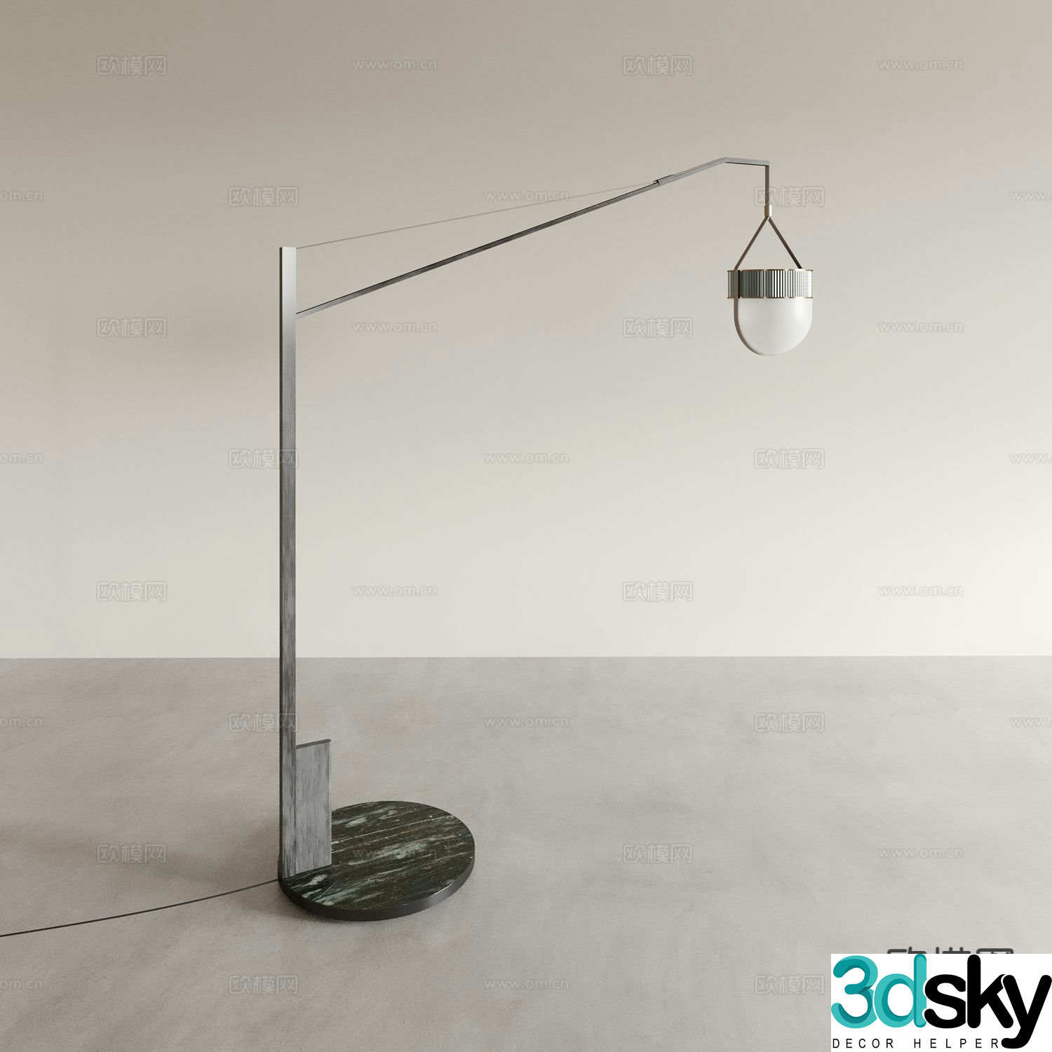 Modern floor lamp night light ambient light 3d model