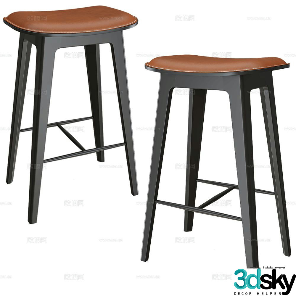 SACKit bar stool bar stool high stool 3d model