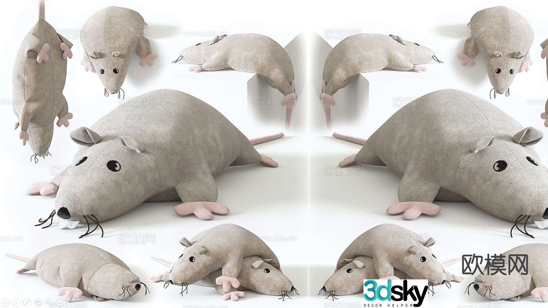 mouse toys animal toys children’s toys 3d model