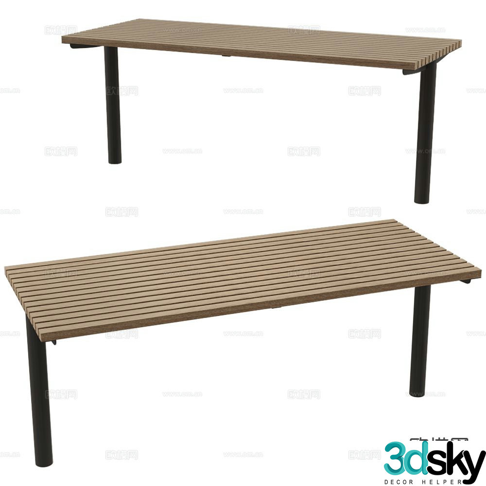 MmcitÃ© dining table 3d model