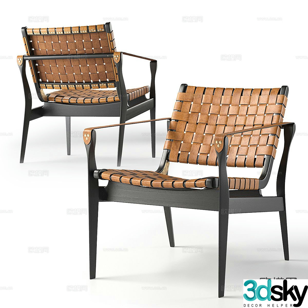 SafaviehDilan chair lounge chair 3d model