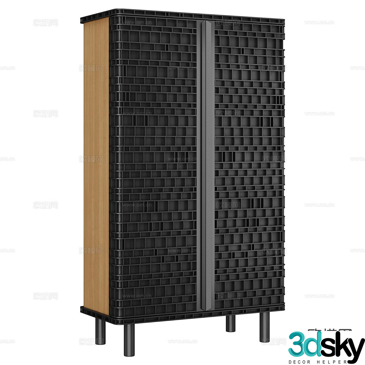 Linteloo wardrobe wardrobe 3d model