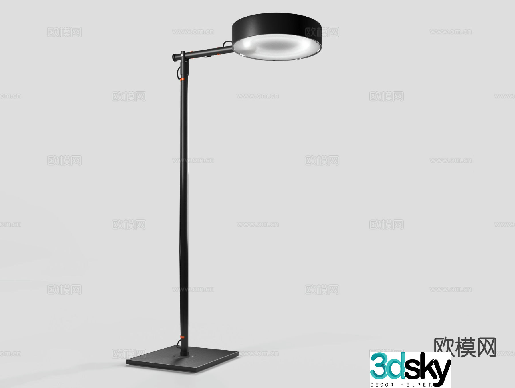 Modern floor lamp 3d model