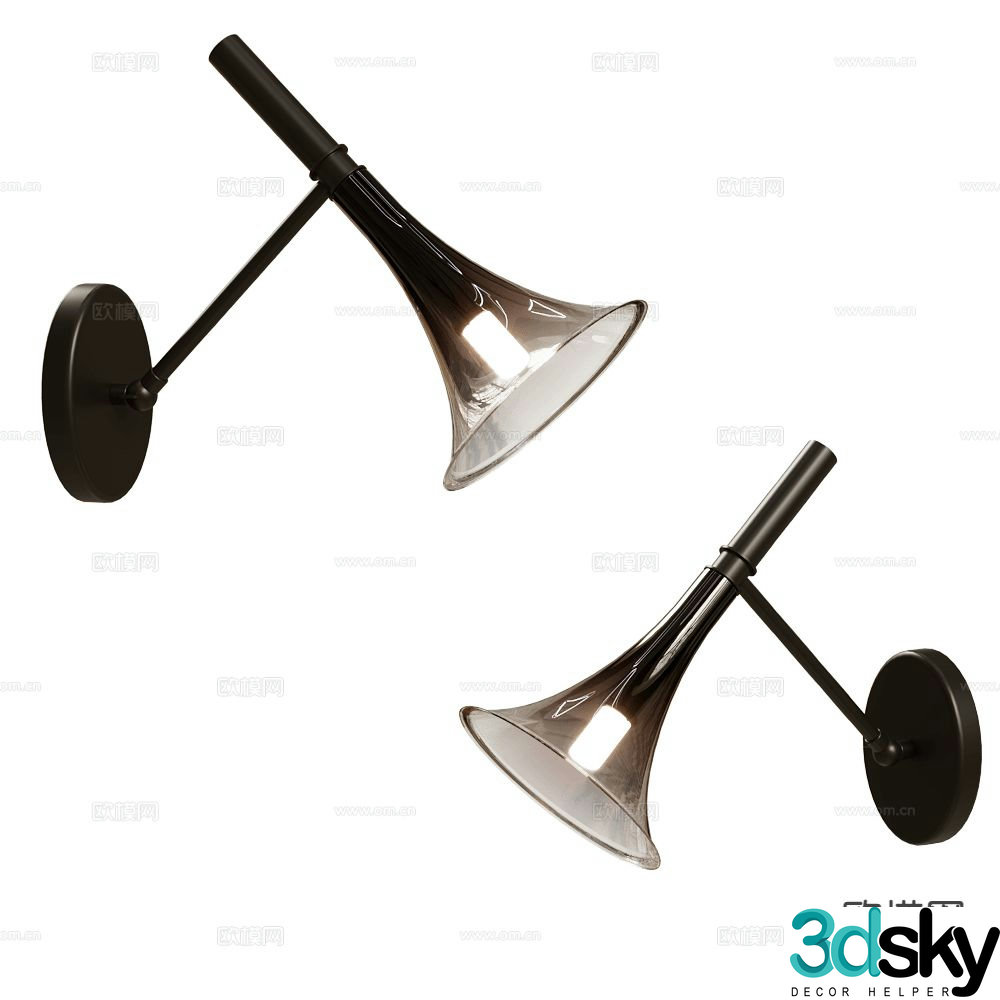 Italamp speaker wall light 3d model
