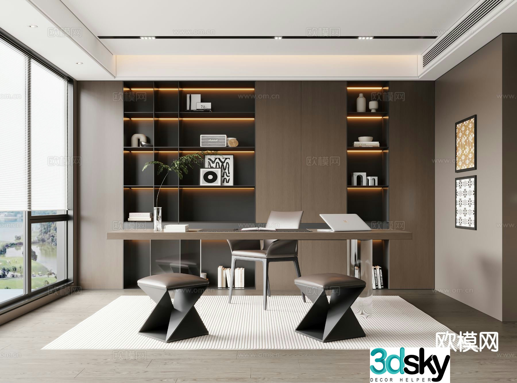 Italian study 3D model