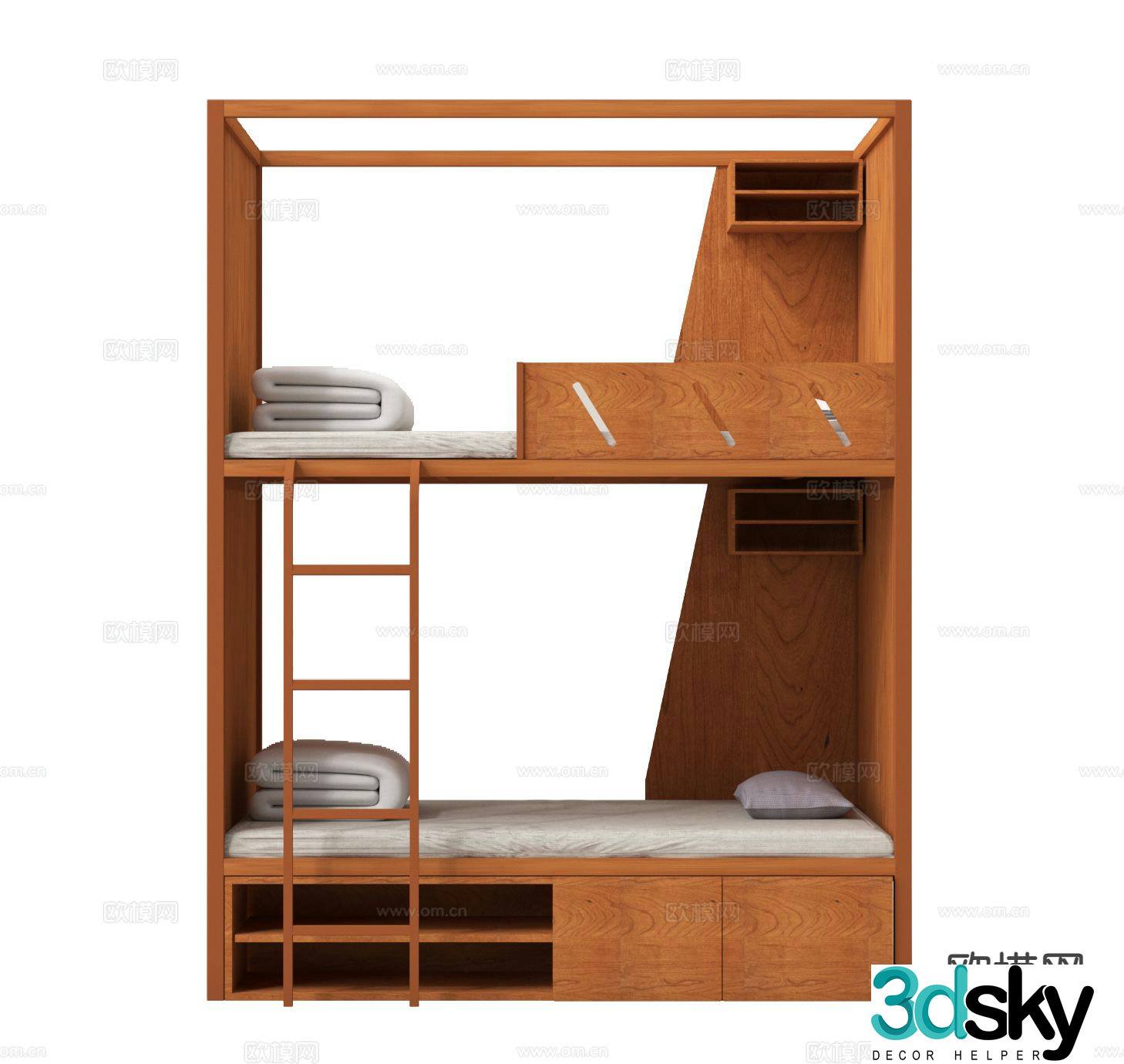 bunk bed bunk bed bunk bed 3d model