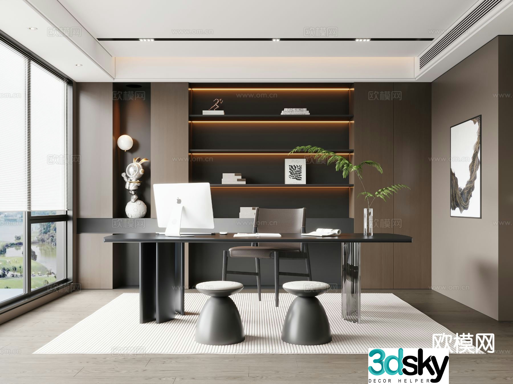 Italian study 3D model