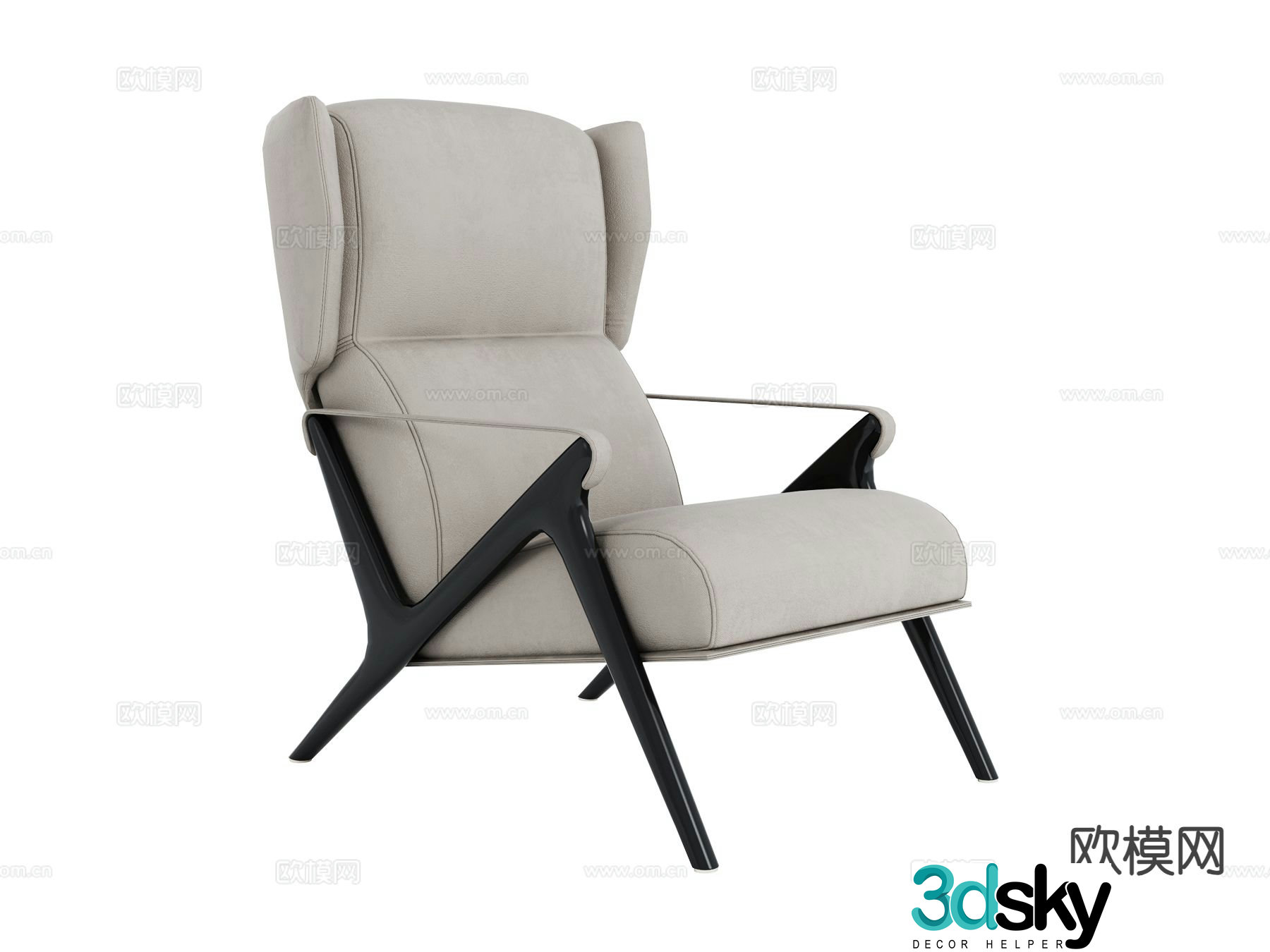 visionnaire chair lounge chair armchair 3d model