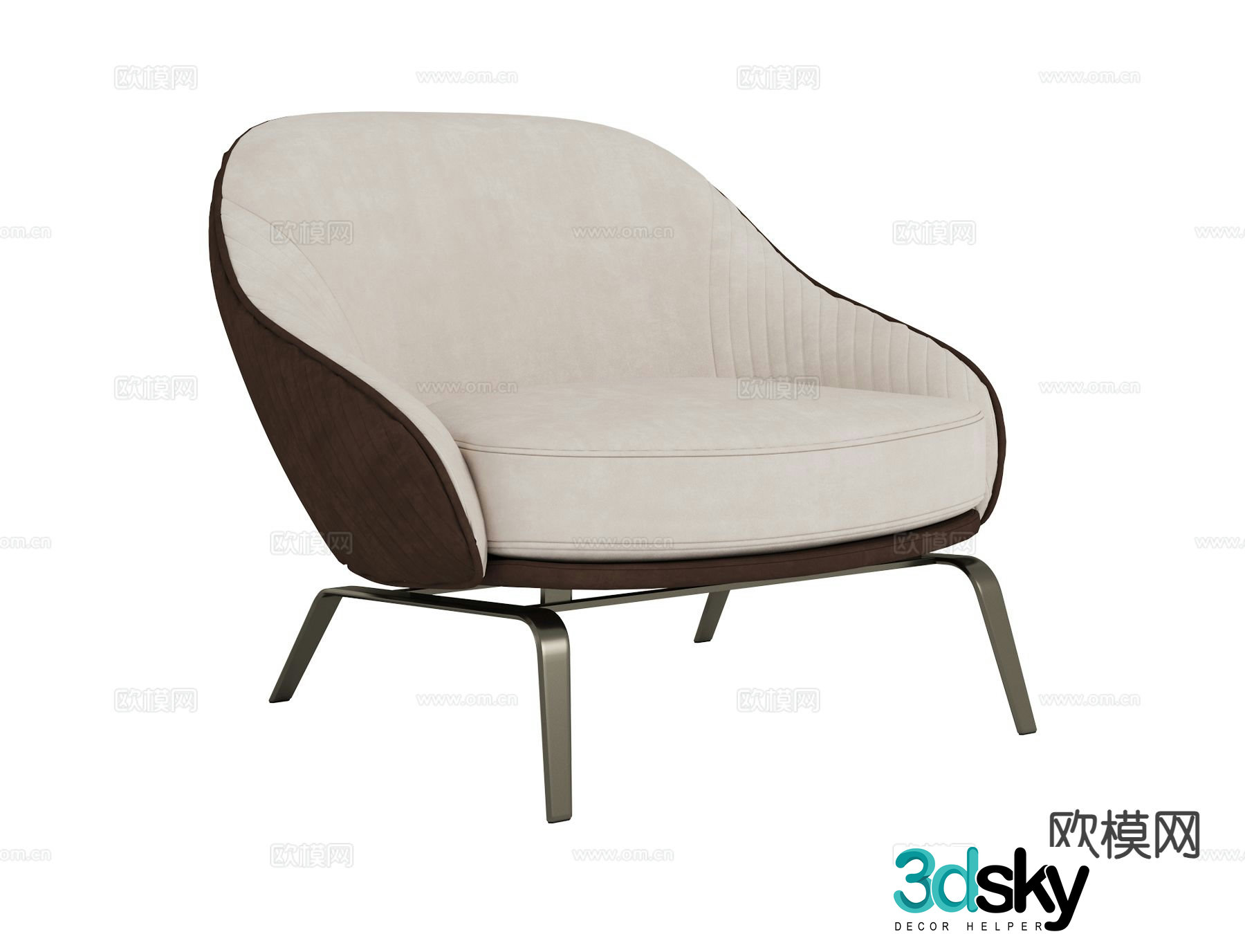 visionnaire chair lounge chair armchair 3d model