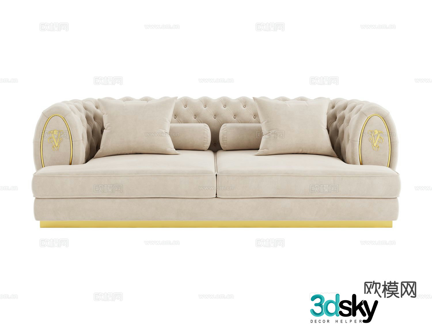 visionnaire loveseat 3d model