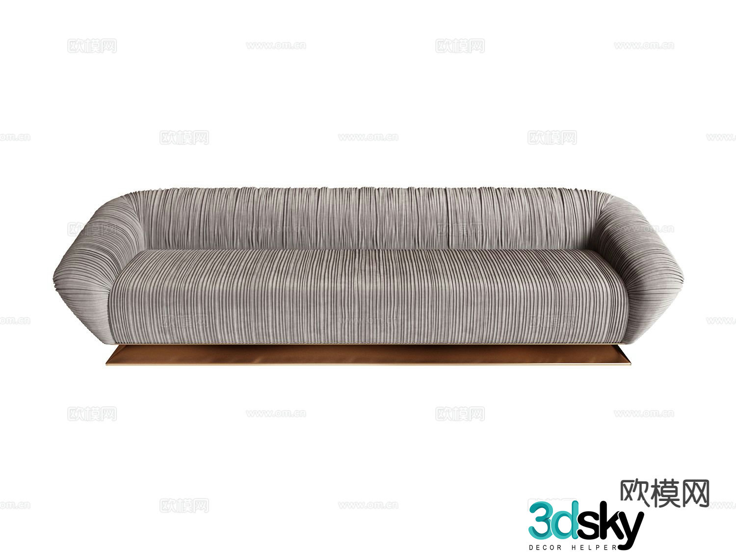 visionnaire- multi-person sofa arm sofa 3d model