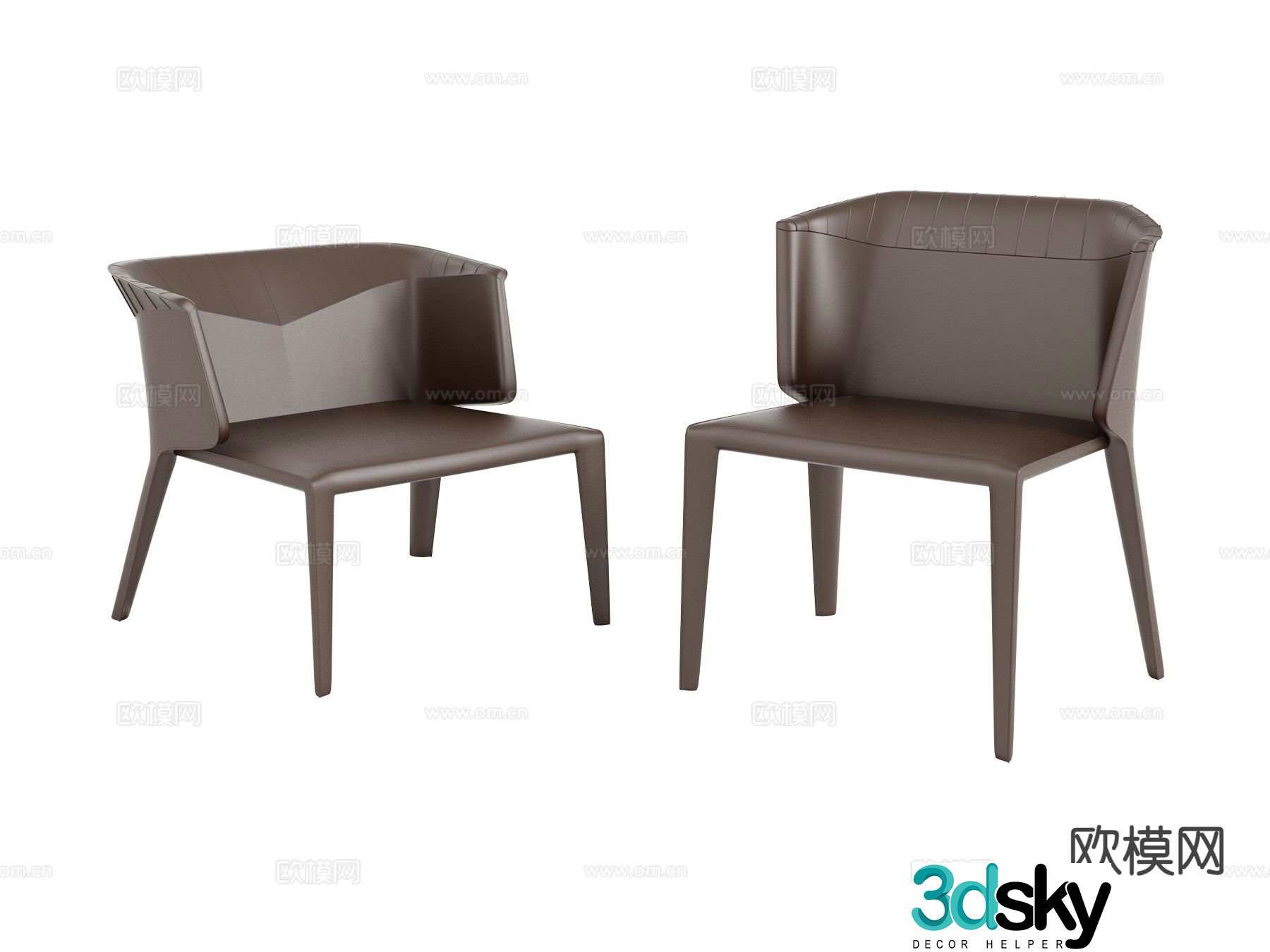 visionnaire chair lounge chair armchair 3d model