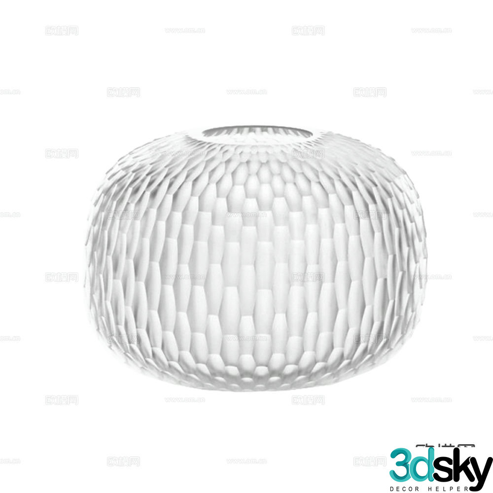 RÃ¼ckl glass vase vessel 3d model