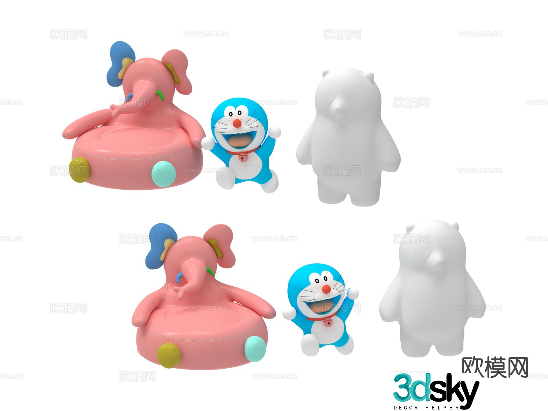 Children’s toys dolls cartoon doll 3d model