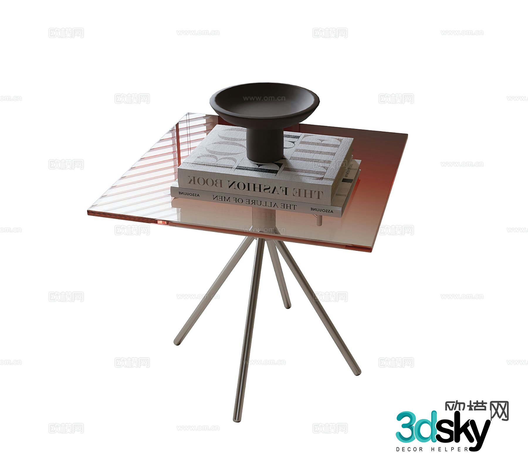 Modern side table corner table table table 3d model