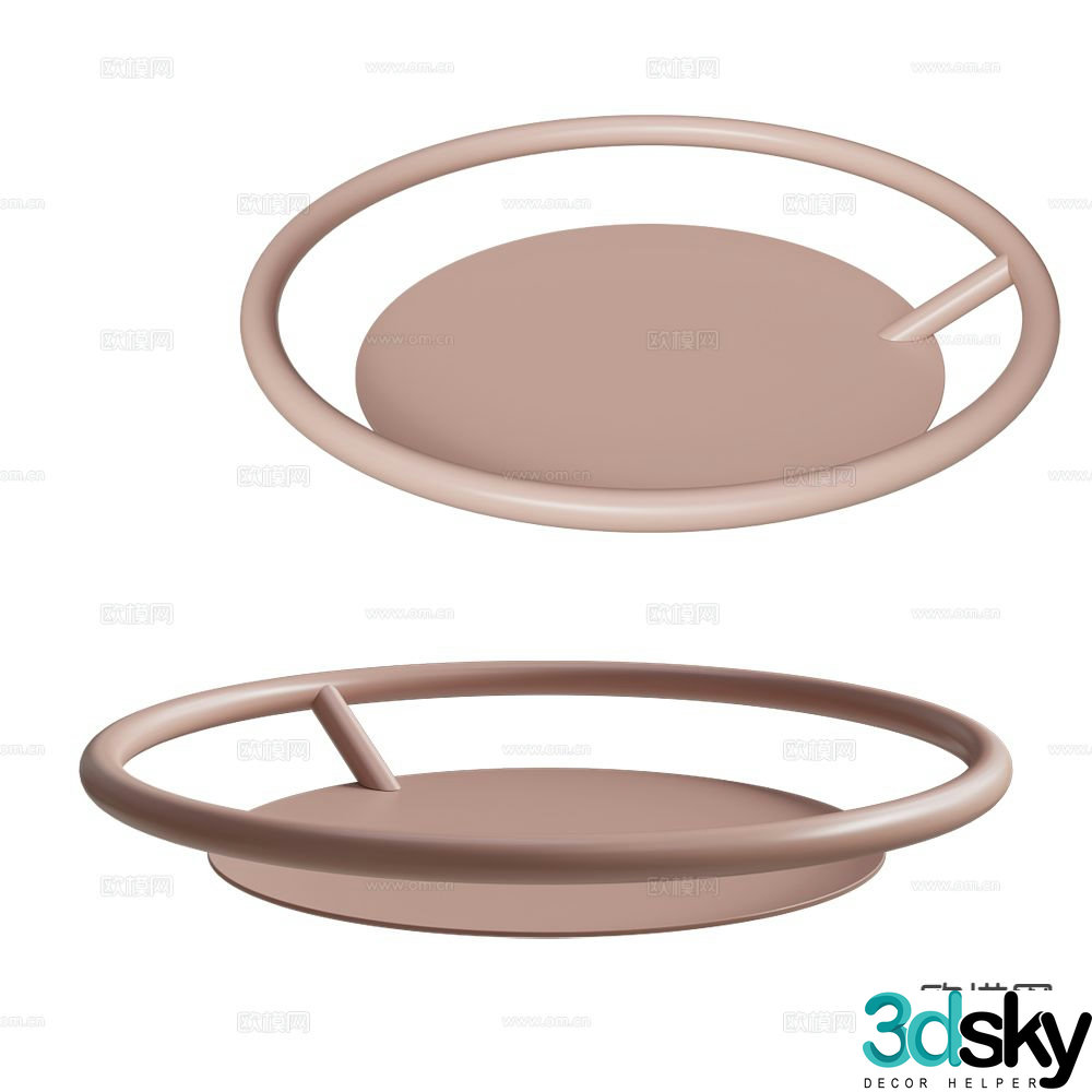 Castil Morandi color tray ornaments 3d model