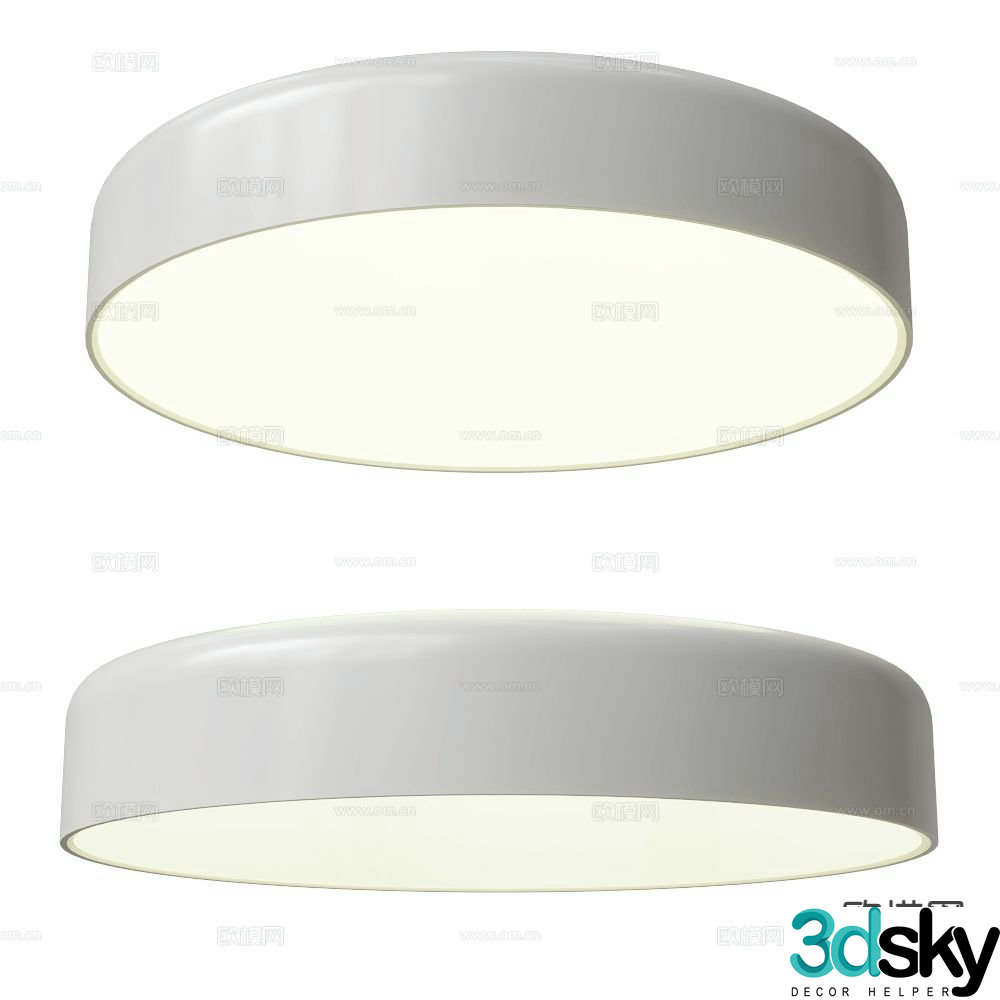 Ole round ceiling lamp 3d model