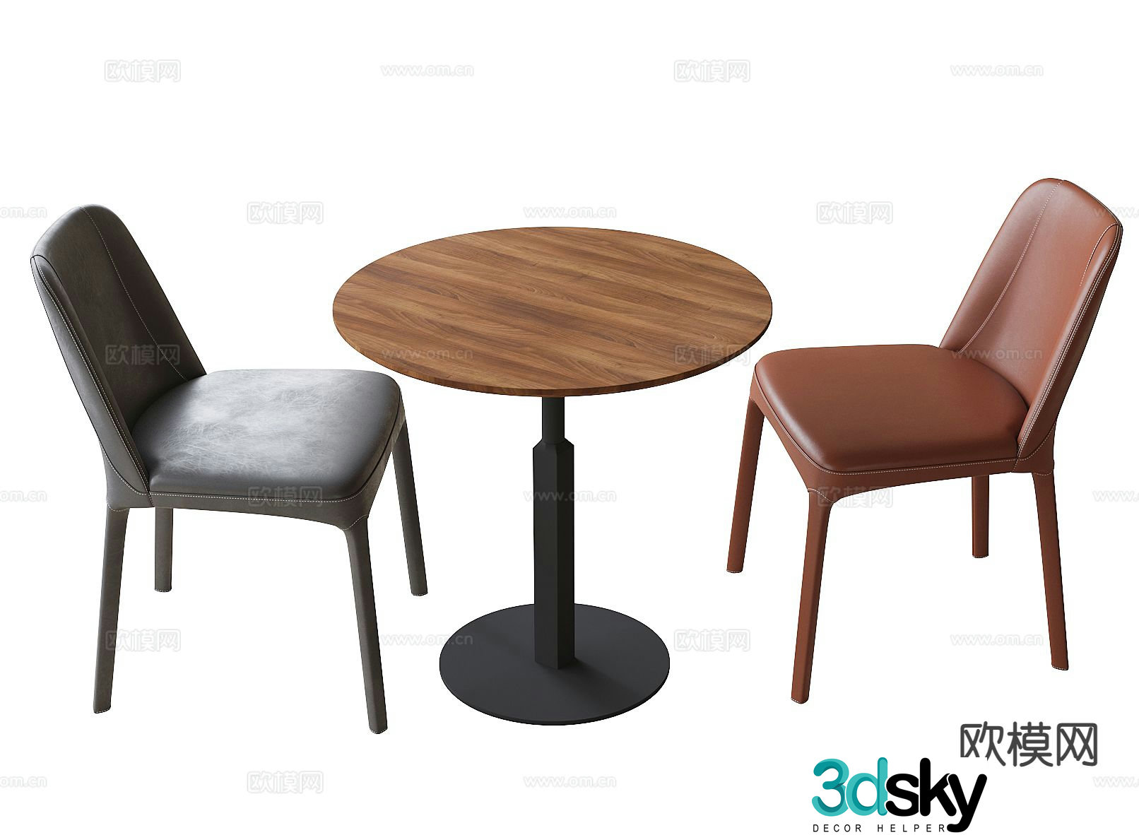 Leisure tables and chairs Negotiation tables and chairs 3d model