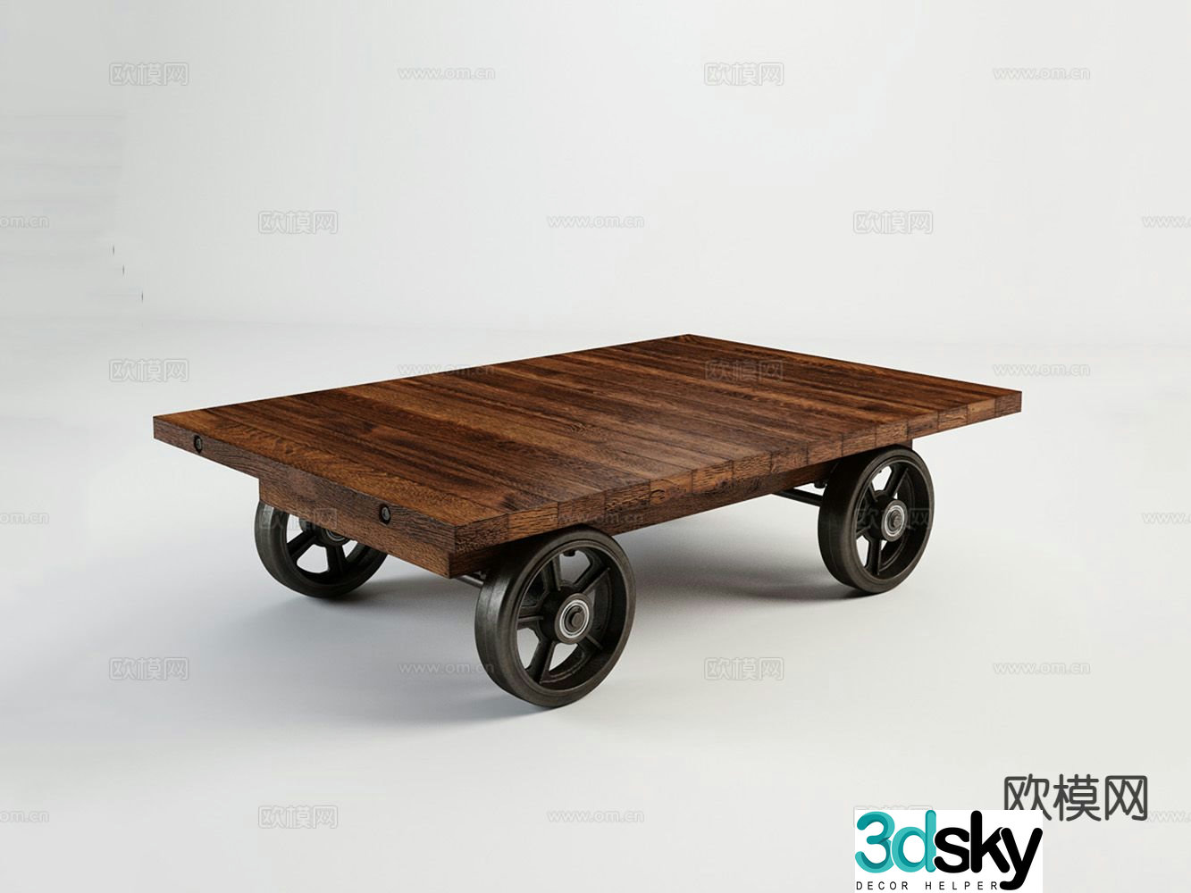 Wabi-sabi coffee table 3d model