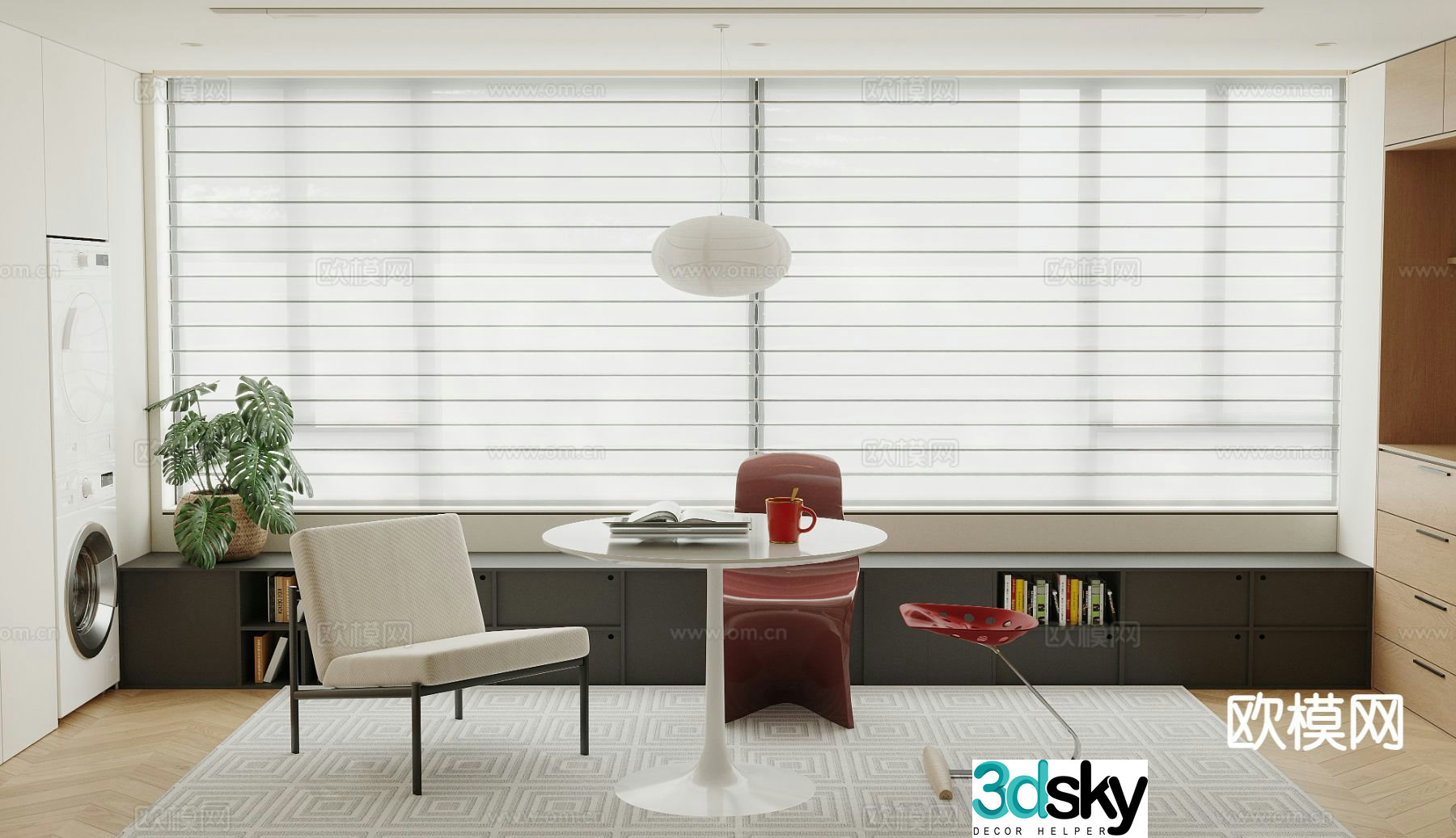 Leisure tables and chairs Negotiation tables and chairs 3d model