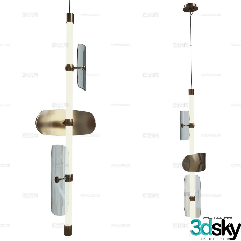 Italamp creative chandelier decorative chandelier 3d model