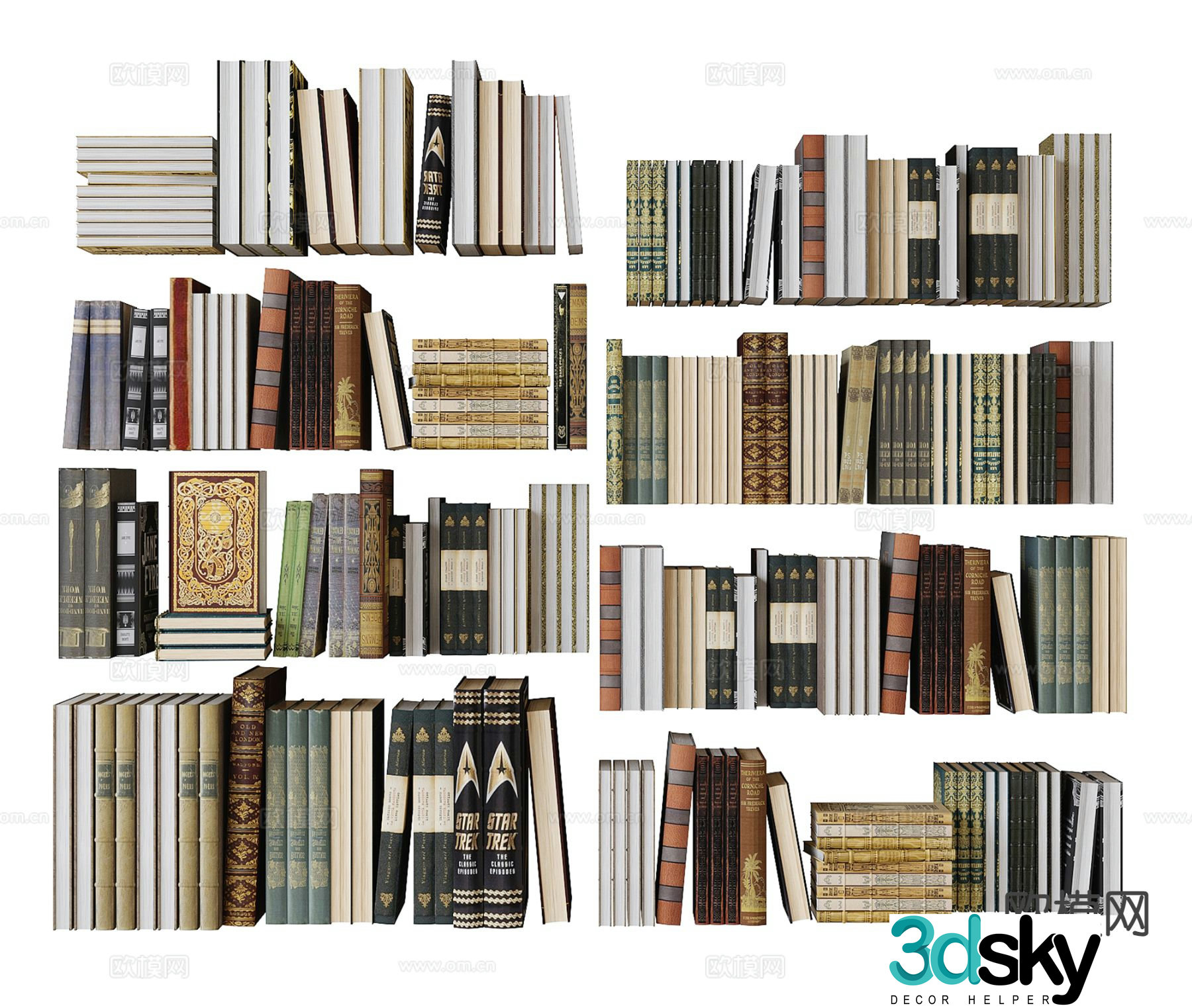 book book book 3d model