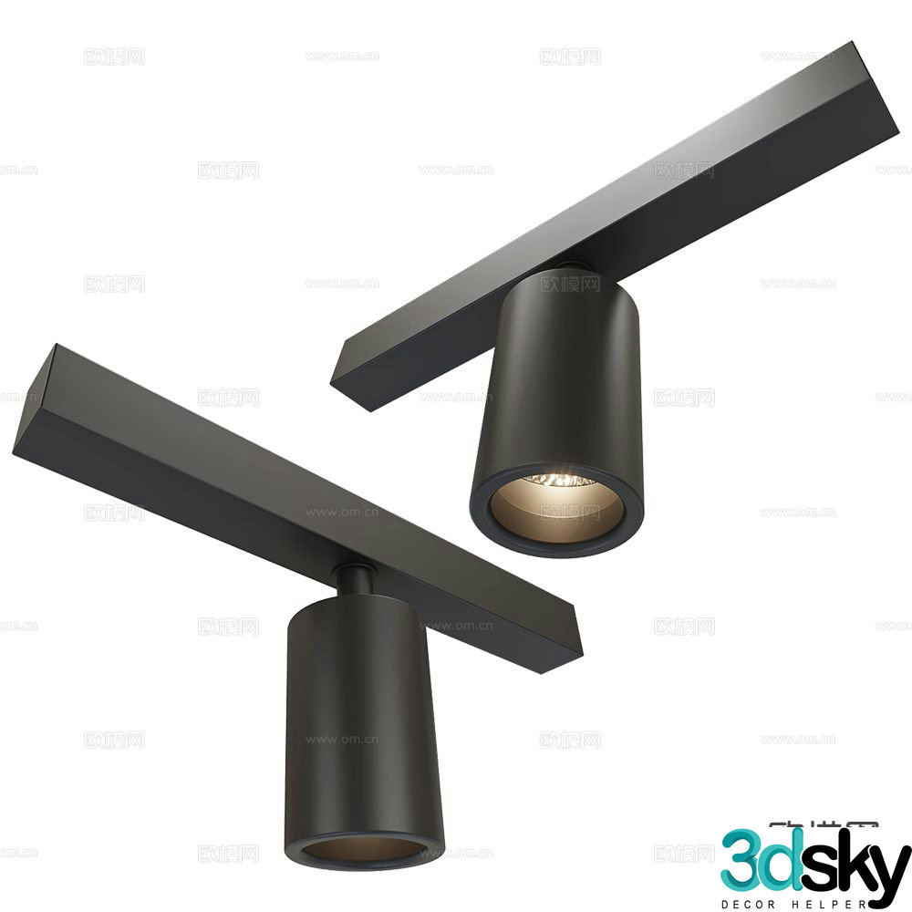 Nemo downlight spotlight track light 3d model