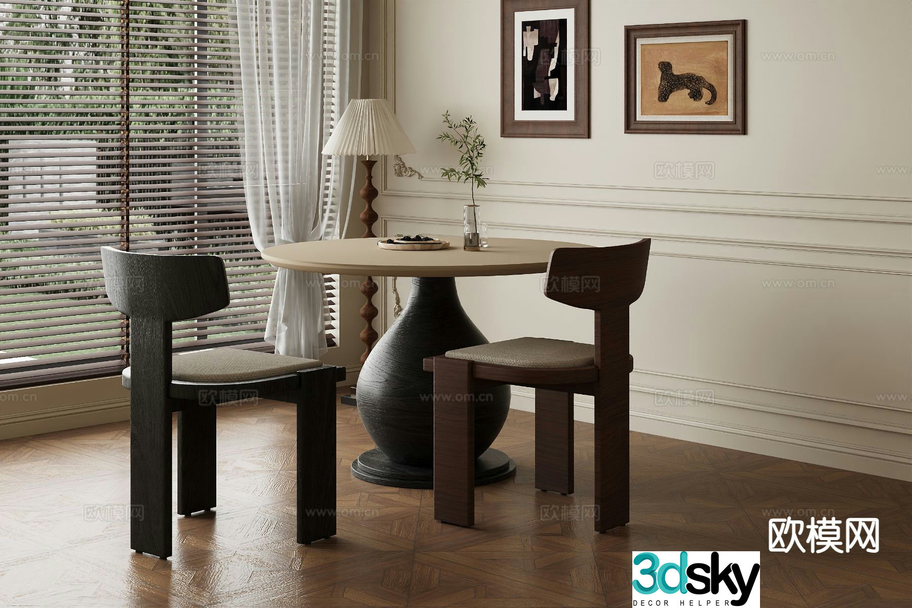 Leisure tables and chairs Negotiation tables and chairs 3d model
