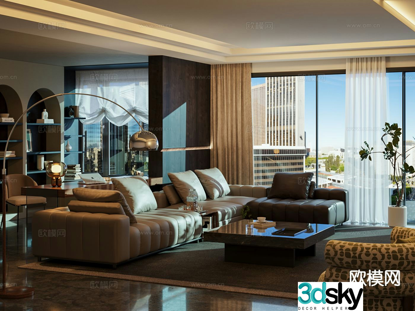 Italian living room 3d model