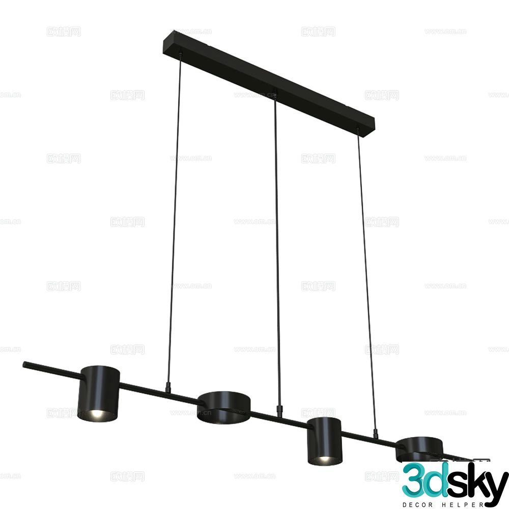 Markslojd straight chandelier 3d model